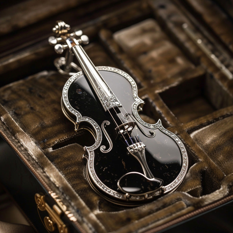 Violin Brooch, YURACH  Brooch