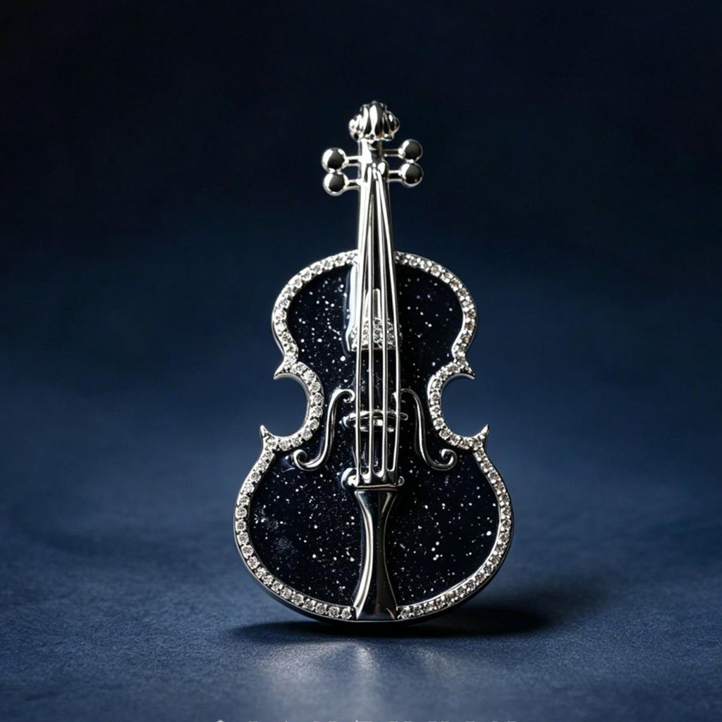 Violin Brooch, YURACH  Brooch