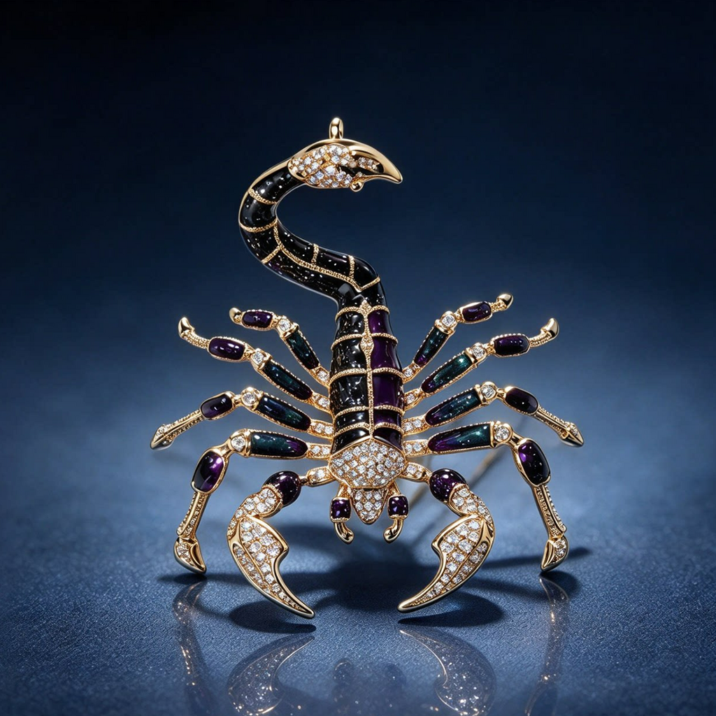 Scorpion Brooch