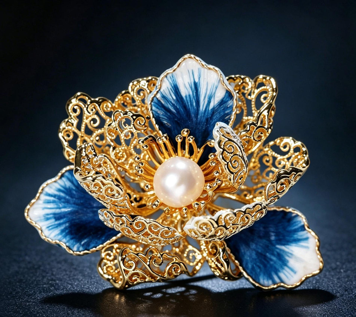 Floral brooch