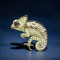 Chameleon Brooch