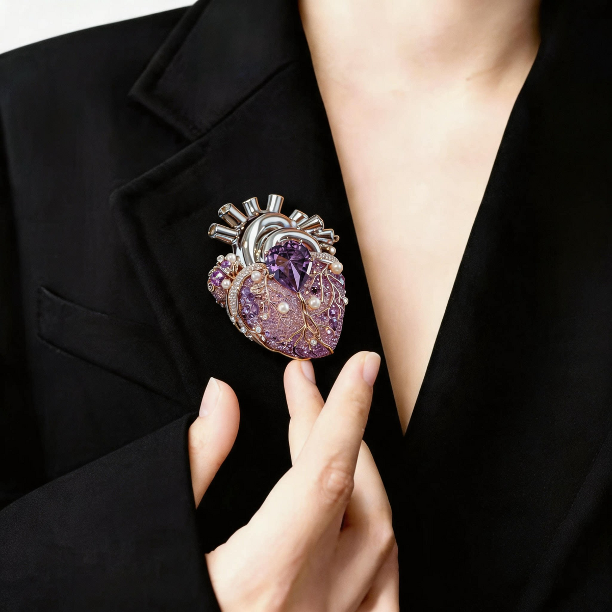 Heart Brooch