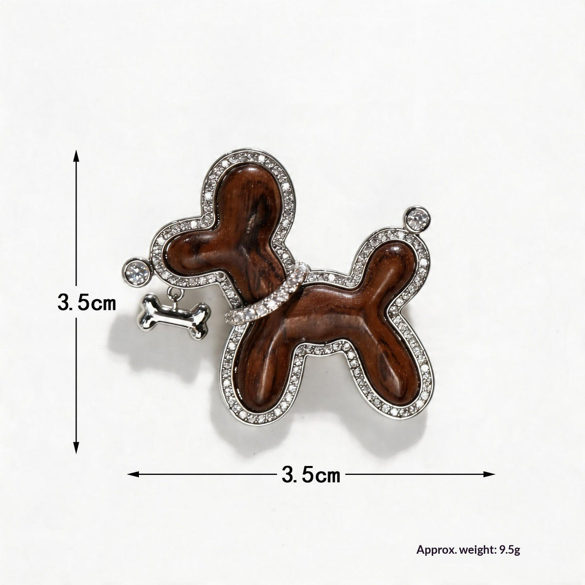 Poodle Dog Brooch