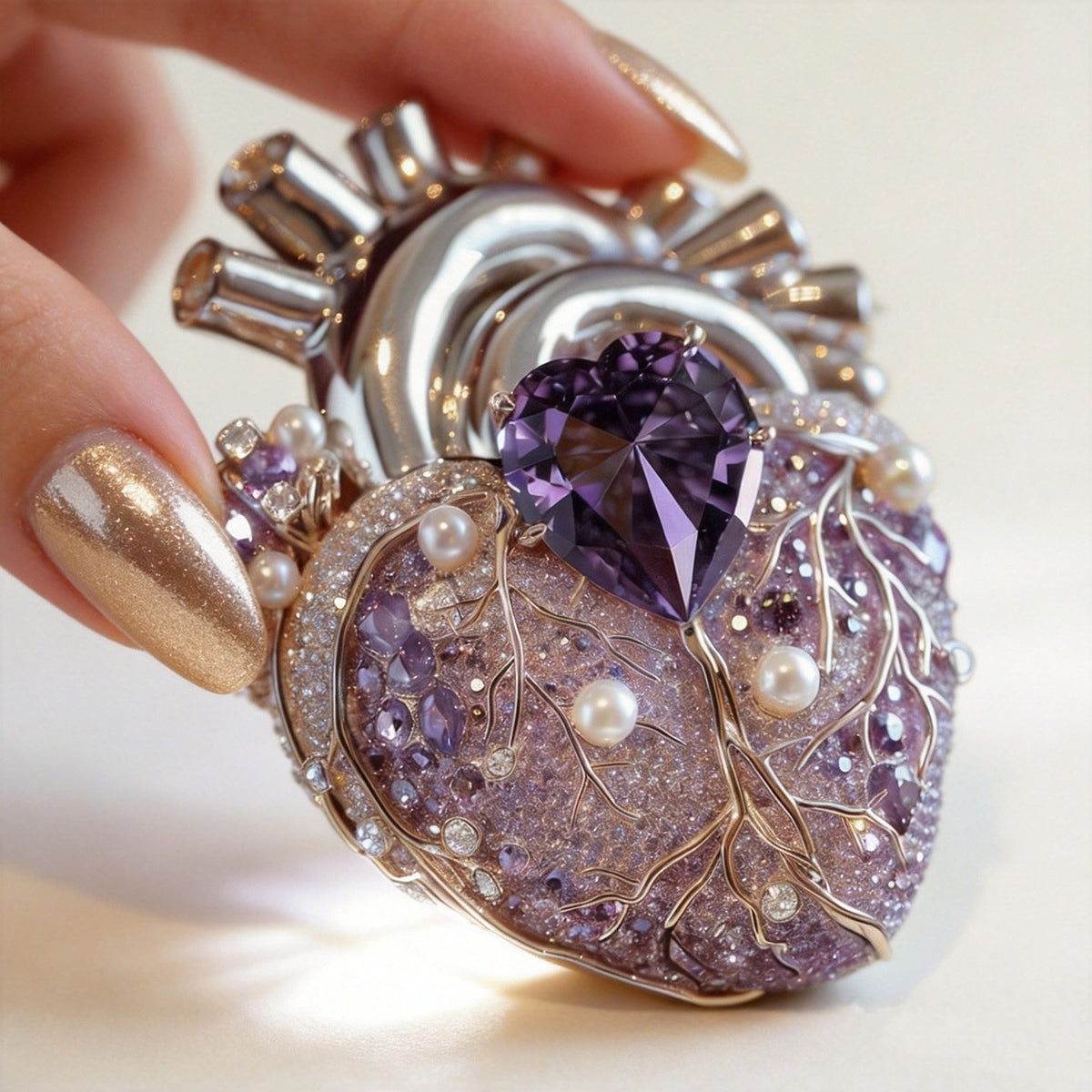 Heart Brooch