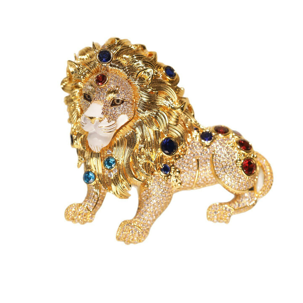 Lion Brooch