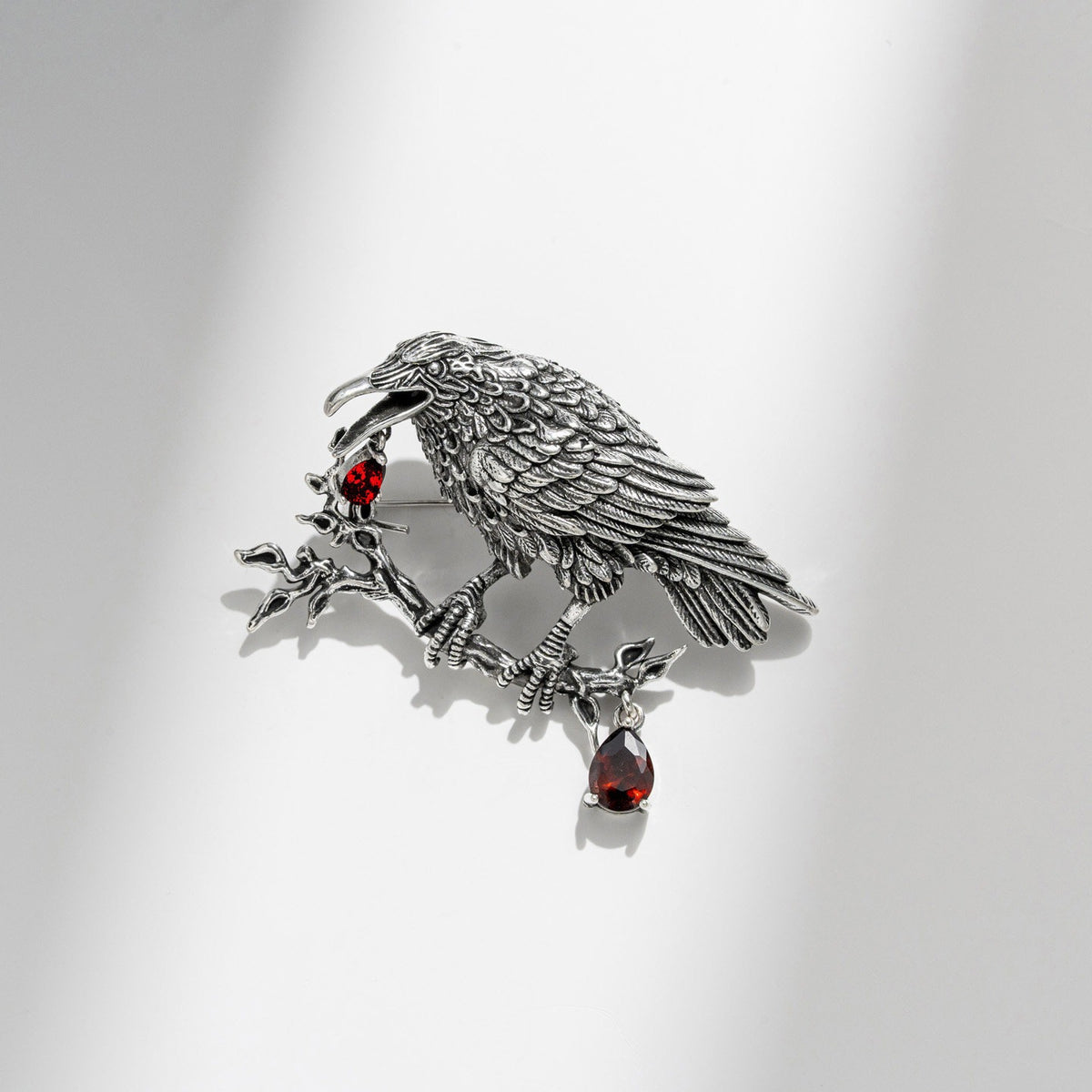 Raven Brooch