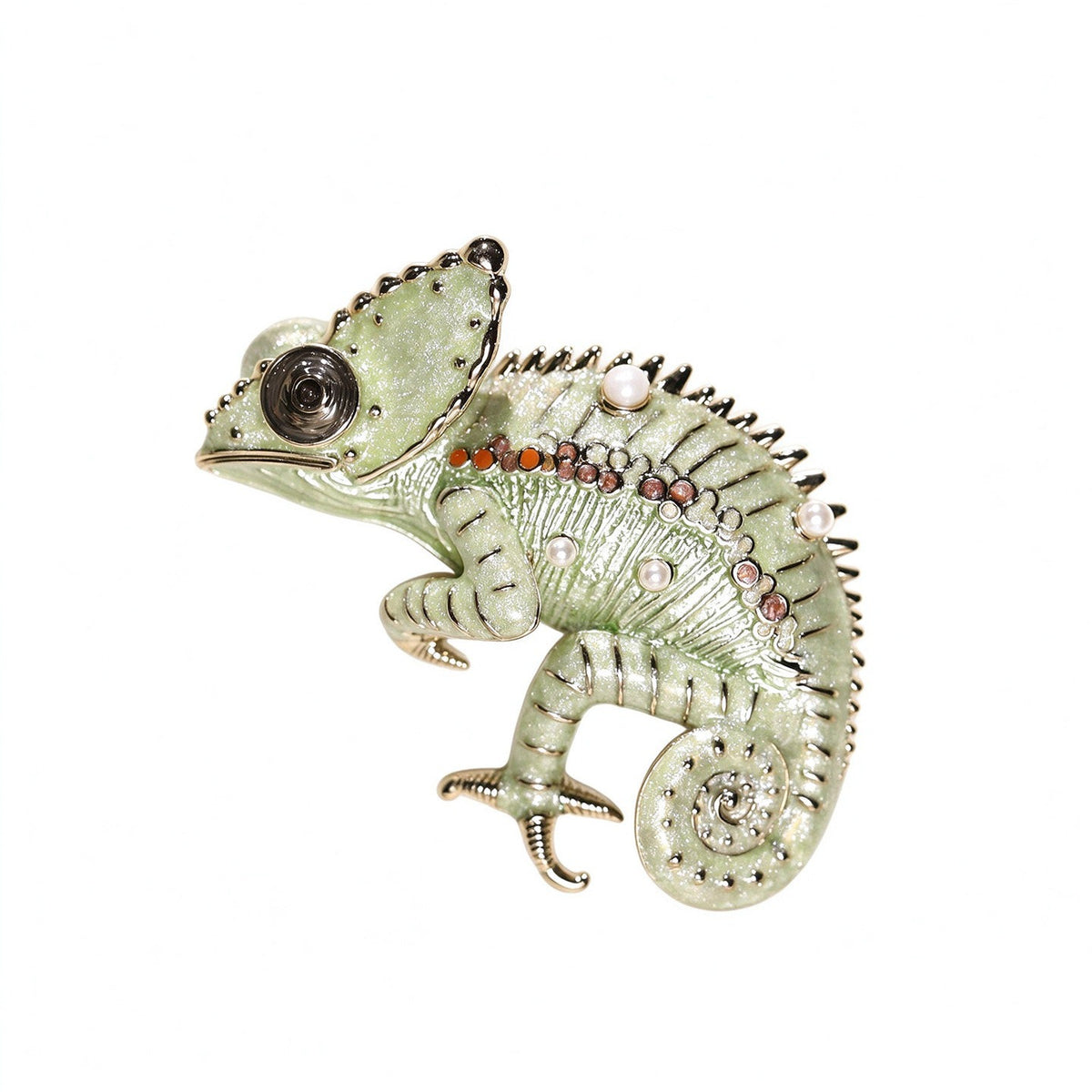Chameleon Brooch