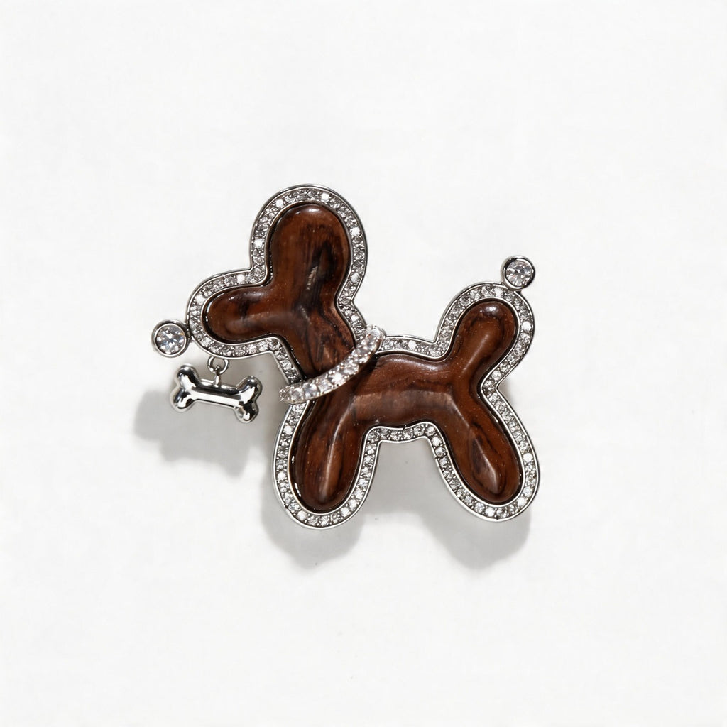 Poodle Dog Brooch